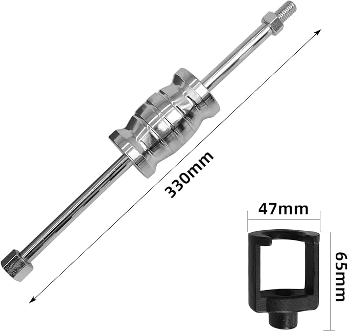 DPTOOL 20pcs Universal Manual Pin Puller Extractor Tool Kit Internal and External Thread Removal Tool Puller Set Slide Hammer Bearing Puller Set with 3-16mm Collets Bearing Removal Tool