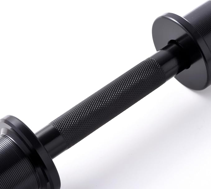 16" Olympic Dumbbell Handle Pair - Solid Adjustable Dumbbell Bars With Spring Collars 2'' Can Load(150LB/350LB), Suitable For Home Gym Exercise