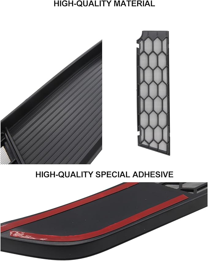 for Tesla Grille Mesh Inserts Model Y Juniper 2025 2026 Front Air Inlet Vent Grille Cover Replacement Vent Cover Model Y Accessories Abs Air Intake Protector Detachable Version