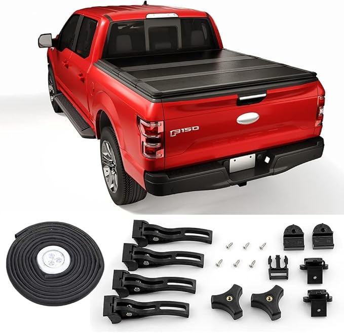 Hard Tri-Fold Truck Bed Tonneau Cover Replacement for 2015 2016 2017 2018 2019 2020 20212 2022 2023 2024 Chevy Colorado/GMC Canyon 6.2FT Bed Fleetside
