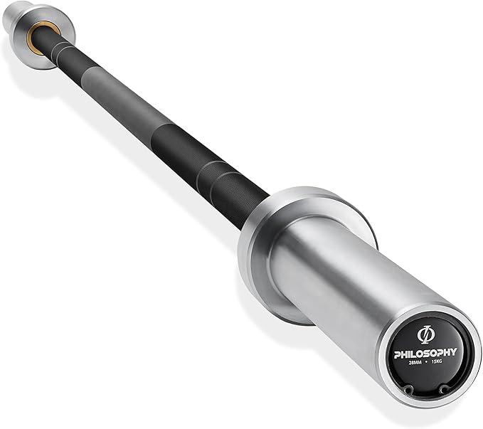 Philosophy Gym Olympic Barbell - Weightlifting & Powerlifting 2" Bar