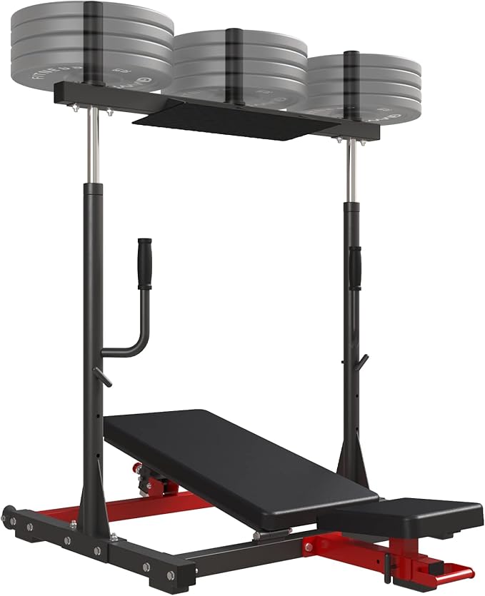 GMWD Vertical Leg Press Machine, Leg Strength Training Machine with Linear Bearing, Lower Body Special Machine Home Gym
