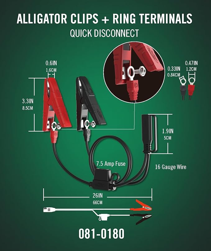 Battery Tender 5 AMP Selectable 12V / 24V Battery Charger and Maintainer - Switchable 5 AMP / 2.5 AMP Onboard Marine for Boat Watercraft - Screw Mountable Heavy Duty Weather Resistant - 022-0258-DL-WH