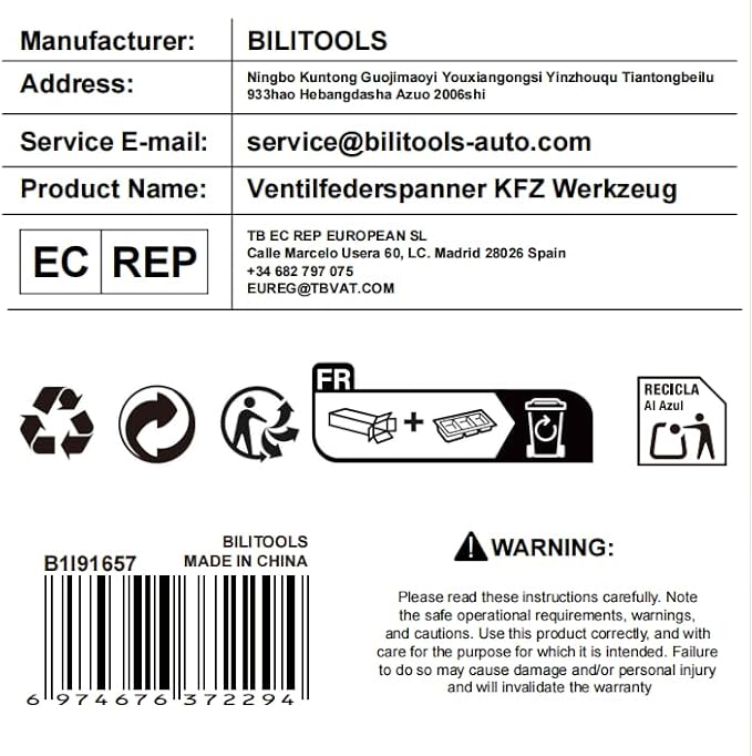 BILITOOLS 13pcs Valve Spring Compressor Tools with Straight Valve Stem Seal Plier, Valve Lapping/Grinding Tool