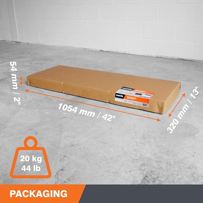 Martins Industries Wall-Mount Tire Rack β Heavy-Duty Steel Storage for 8 Tires | 500 lb Capacity | Fits Up to 34" OD | Adjustable Crossbar | SUV & Light Truck Tire Holder