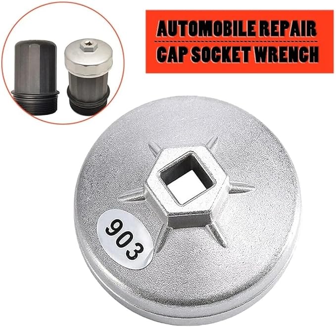 74mm 14 Flute Aluminum Oil Filter Wrench Socket Remover Tool Compatible with B MW Be nz AU DI