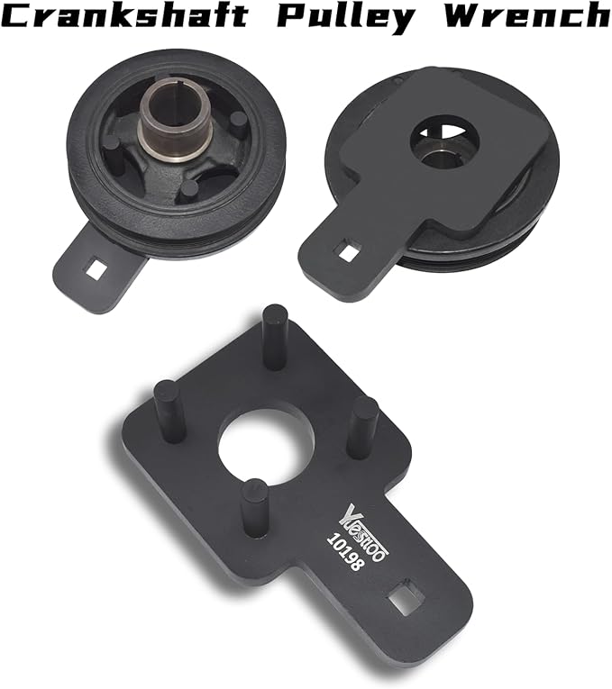 Camshaft Phaser Timing Chain Tool, Camshaft Holding Tool Crankshaft Pulley Wrench Compatible with VW Chrysler Dodge 3.6L Pentastar Engine, Replace 10369 10200A 10202 10198A 2025200090
