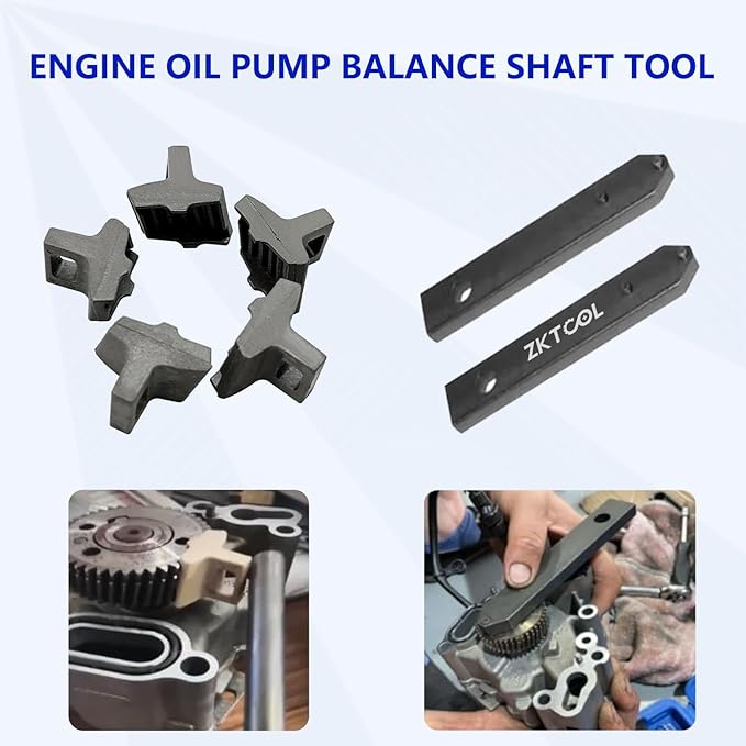 ZKTOOL 2027100090 Engine Oil Pump Balance Shaft Tool Kit for Jeep Chrysler 2.0T Engine, Engine Timing Tool,Oil Pump Adjustment and Alignment Tool.