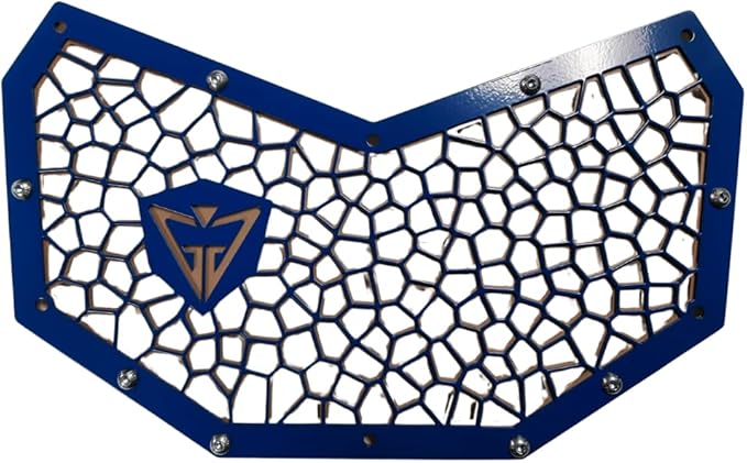 GAM Front Grill For Can Am Maverick X3 2017-2021 All Modals Radiator Guard Blue/Red/Orange (Blue)