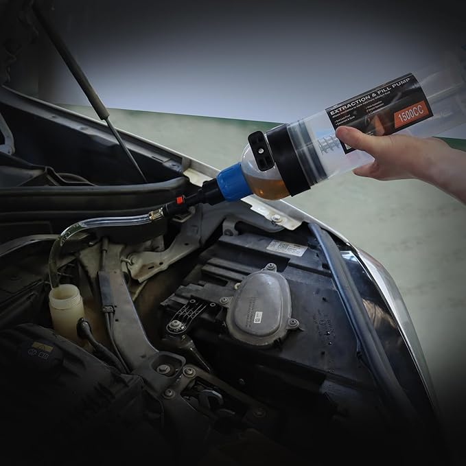 YSTOOL 1500CC Manual Fluid Extractor Pump Brake Fluid Oil Suction Vacuum Filler