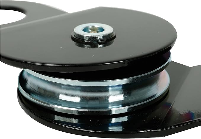 Heavy Duty Recovery Kit, 3" x 30' 14000lbs Tow Strap with 1/2" Soft Shackle Rope Synthetic Tow Recovery Strap 38,000LBS + 8 Ton Recovery Pulley Winch Snatch Block (Red)