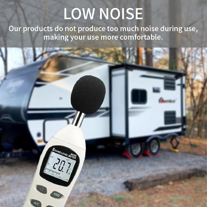 Awnlux RV Slide Topper Awning - Slide Out Awning Kit Cover Assembly,Black,10' (9'7" Fabric)