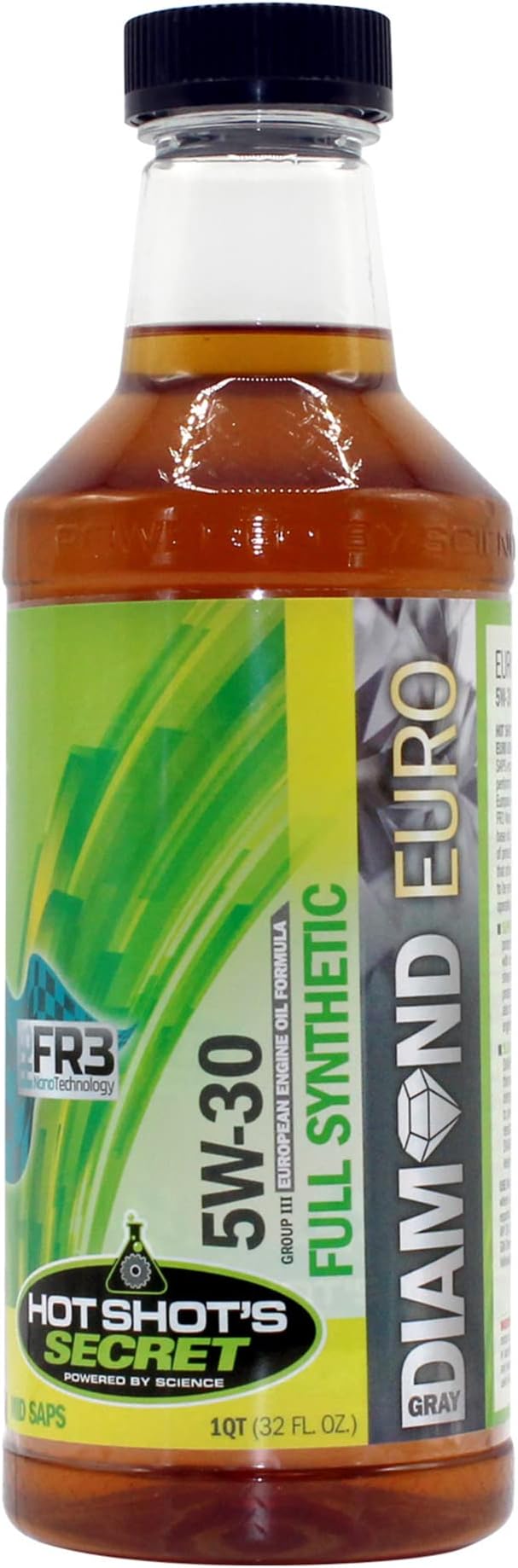 Hot Shot's Secret Gray Diamond Euro Synthetic 5W30 Oil 1 Quart