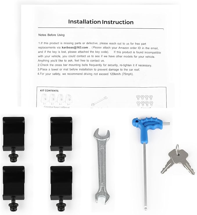 Roof Rack Cross Bars Compatible with Ford Explorer 2020-2026, Adjustable Aluminum Heavy Duty 300 LBS Anti-Theft Lock Cargo Carrier Rooftop Crossbar Accessories for Bike, Basket, Snowboard, Luggage