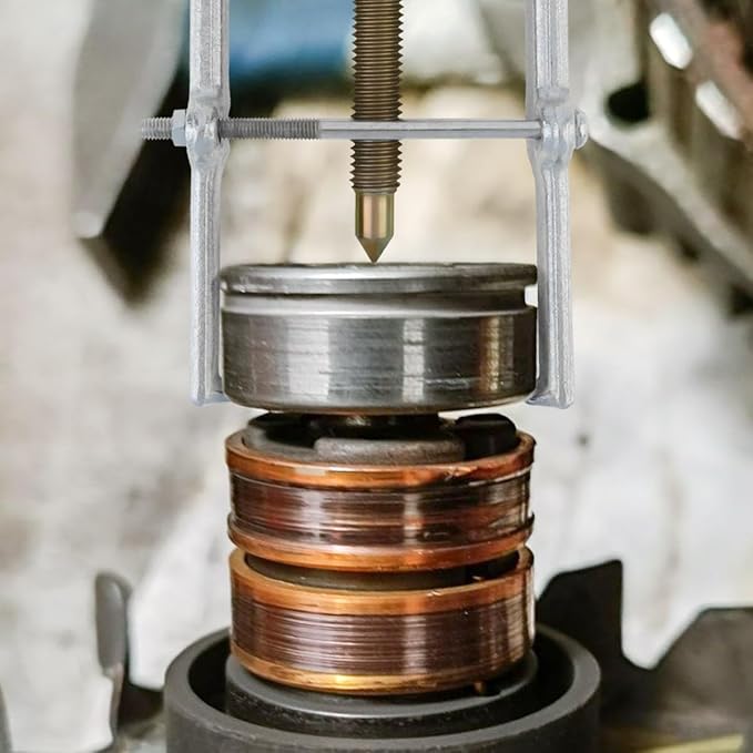 ChgImposs 6 Inch Two Jaw Bearing Puller Tool, Adjustable Carbon Steel Gear Pulley & Flywheel Remover Kit for Motorcycle, Car & Machine Use