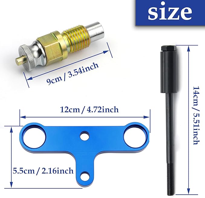 Fuel Injector Install & Remove Tool, Automotive Engine Timing Tool Kit Fit for BMW N20 N55