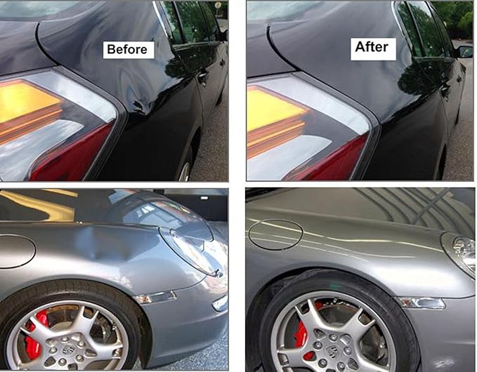 WHDZ Paintless Dent Repair Rods Auto Body Dent Removal Tools 10pcs Auto Car Body Paintless Dent Repair Dent Puller Dent Hammer Tap Down