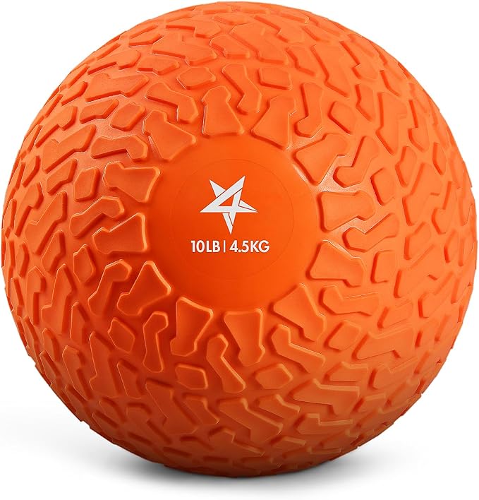 Yes4All Slam Balls, 10-40lb Weighted Ball Weight, Durable PVC Sand Filled Workout Dynamic Slam Ball for Core Strengthen