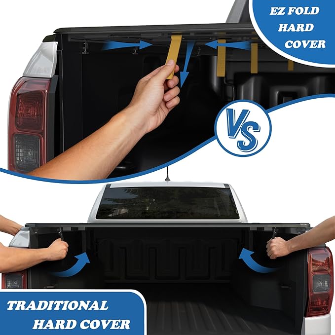 EZ Fold Hard Tonneau Cover Fits 2022-2026 Toyota Tundra 5'6" Bed (66.7")