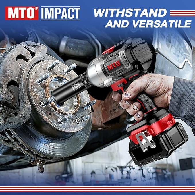 MTO 1/2" Drive 17mm Deep Impact Socket, 6 Pt. Metric Socket, CR-MO Steel & Anti-Corrosion Coating for Heavy-Duty Use