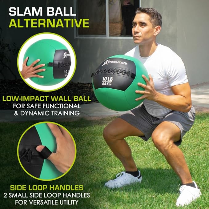 ProsourceFit Soft Medicine Balls, Wall Balls and Full Body Dynamic Exercises