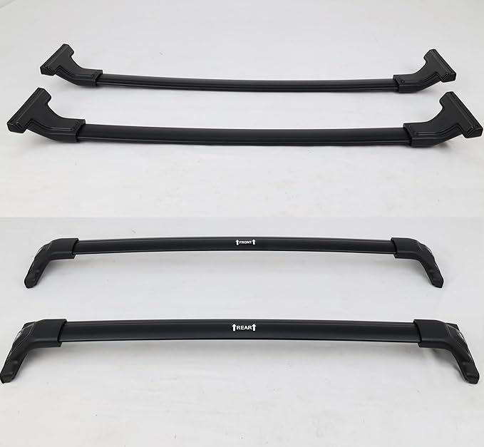 Upgraded 260lbs Lockable Cargo Racks for 2017-2023 GMC Acadia Roof Rack Cross Bars Rail Luggage Carrier Accessories