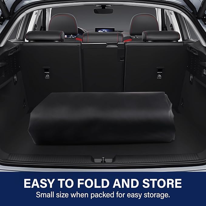 Garage Car Mat, 8'6" x 22' Non-Slip Garage Floor Mat, Heavy Duty Waterproof Containment Mat for Snow Ice Water and Mud