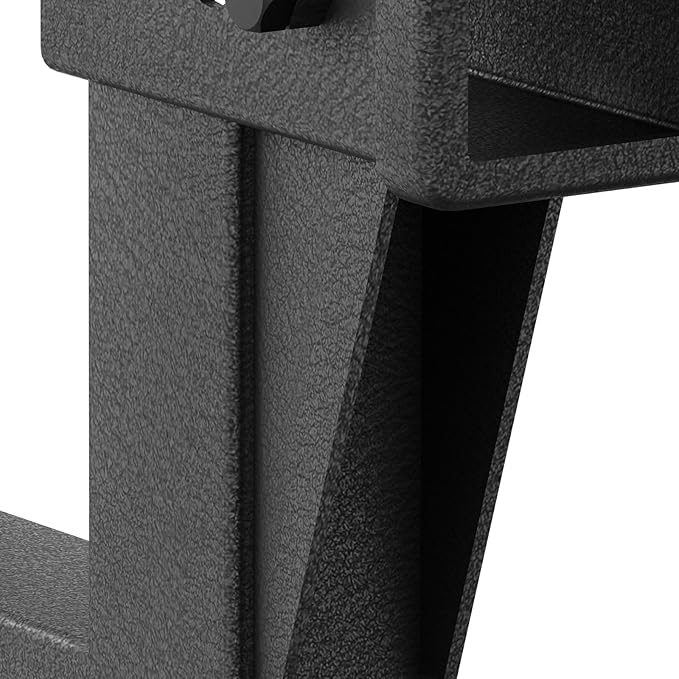 Tow Hitch 2 Inch, Trailer Hitch Extension Riser for 2-Inch Receiver, 6.6" Rise/Drop, Adjustable Lengths 5", 6", 8", 9", Solid Tube, 7500 lbs Capacity, Includes Bolt, Nut & Clip, Matte Black