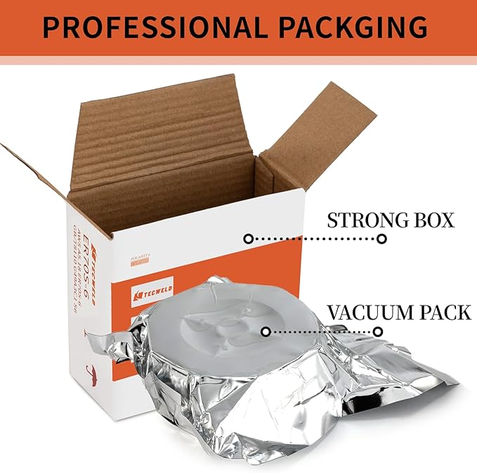 Solid MIG Welding Wire ER70S-6 0.30 Inch 2LB Spool - Low Spatter Carbon Steel Gas Shielded Wire with High Feedability ABS Spool for All Position Welding