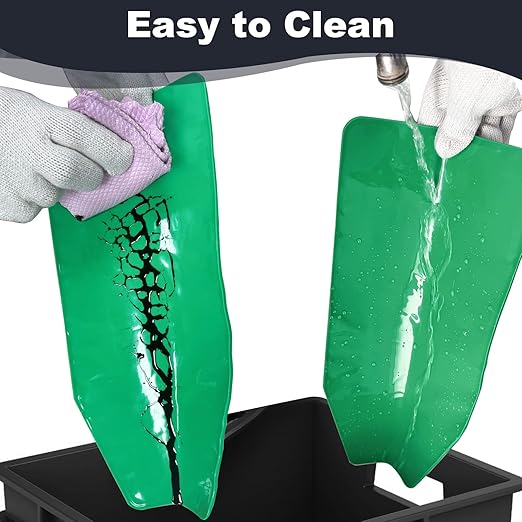 Flexible Funnel, Multi-Purpose Form a Funnel Flexible Draining Tool, Oil Drain Change Flex Foldable Filter Funnels for Automotive Use, Bendable Moldable for Various Applications