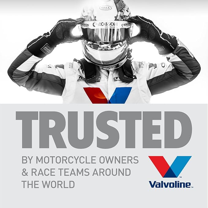 Valvoline 4-Stroke Motorcycle Full Synthetic 10W-40 Motor Oil 1 Quart