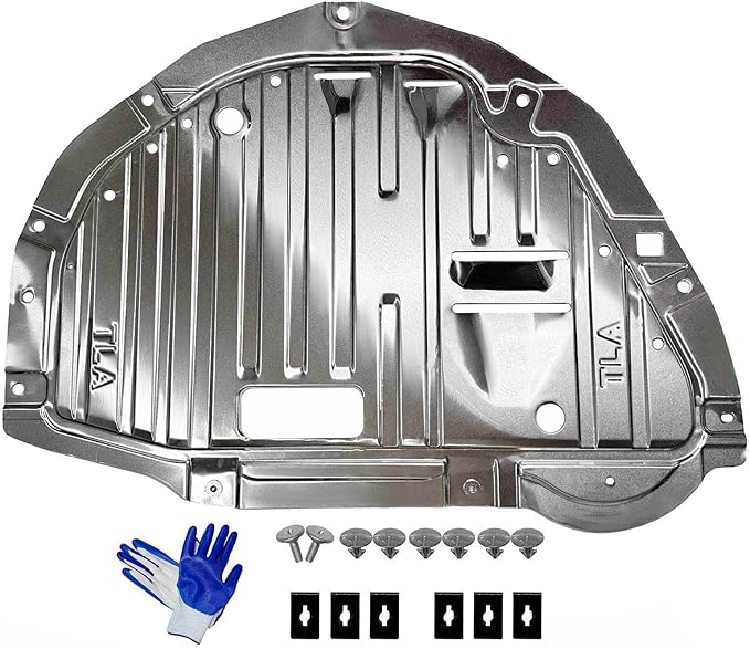 Aluminum Alloy Engine Splash Shield Guard Under Car Cover for Honda CRV Ex Exl 2017-2022 1.5l L4, 74112-TLA-A01