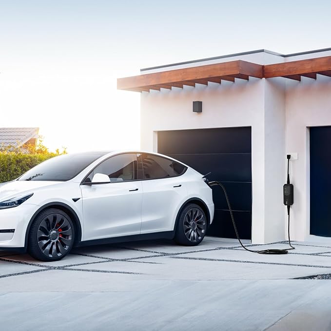 MEGEAR 16 Amps Level 1 Tesla Charger, NEMA 5-15 Plug, Portable Electric Car Charger with a 23 Ft Cable, Compatible with Tesla Models X/Y/3/S and Cybertruck