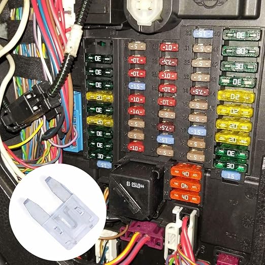 100 Pack Auto Fuses 25 AMP APM/ATM 32V Mini Blade Style Fuses 25A Short Circuit Protection Car Fuse (25 AMP)