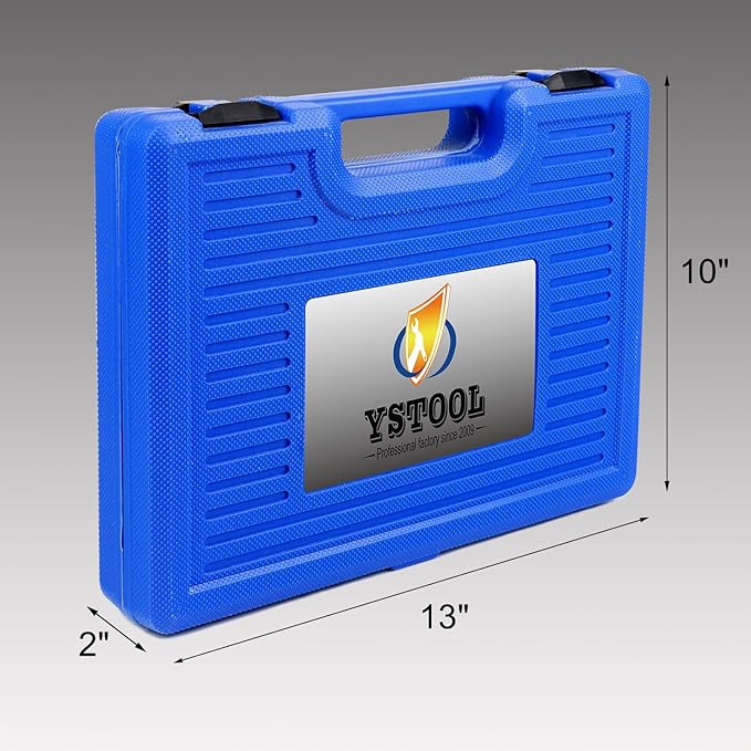 YSTOOL Oil Pressure Tester Kit Professional Oil Pressure Gauge Tool for Engine Diagnostic Test with Hose Adapters and Carry Case for Cars ATVs Trucks Use 0-140psi