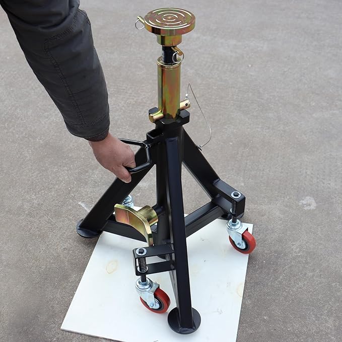 BESTOOL 16 Ton Heavy Duty Jack Stands – 35,000 lbs Capacity, Adjustable 26" to 40.9", for Trucks, Buses, Tractors, Trailers & Construction Equipment
