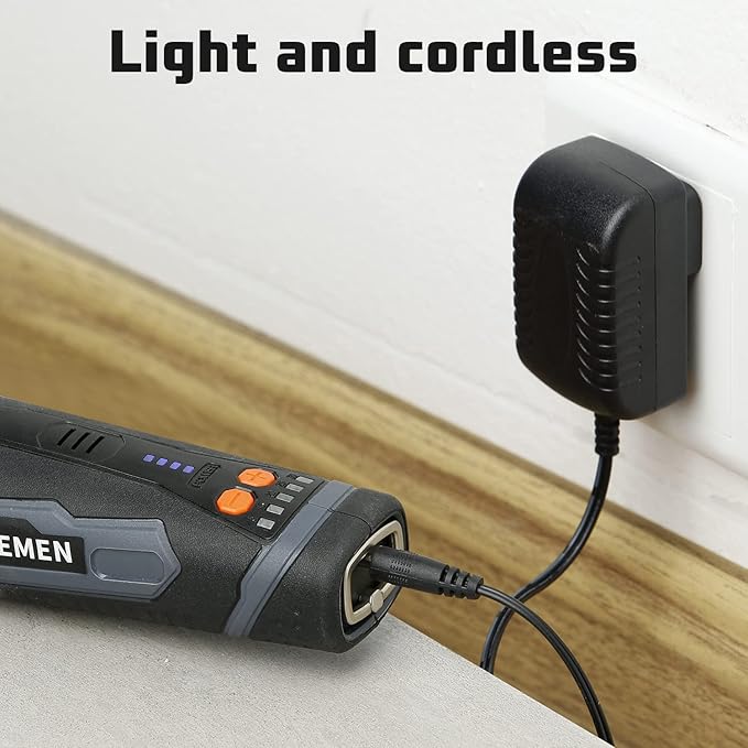 8V Handheld Without Debugging Tungsten Electrode Sharpener TIG Welding Rotary Tool with Flat Grinding Block, Cut-Off Slot, Multi-Angle & Offsets