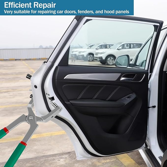 Paintless Dent Repair Kit Fender Edge Plier Heavy Duty Car Door Panel Dent Puller Fix Tool Metal Crimp Vise Auto Fender Panel Leaf Edge Pliers Repair Tools
