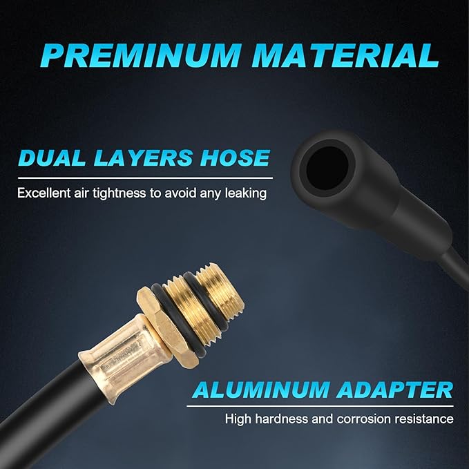 Nilight Engine Compression Tester Kit, 11 PCS with Spark Plug Tester, Automotive Cylinder Pressure Gauge Tool Set for Gasoline Engines