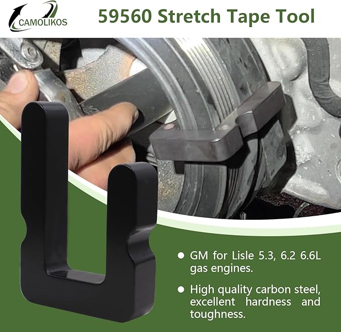 2-Sided 59560 Stretch Belt Tool for GM for Lisle 5.3, 6.2 6.6L Gas Engines