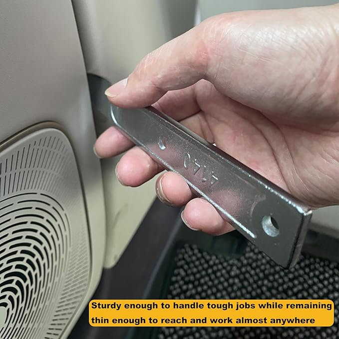 AKGUN 4140 Pry Tool, Car Trim Removal Tool Kit, Trim Removal Tool Pry Tool, Mighty Miniature Portable Multitool, Door Panel, Window Screen Removal