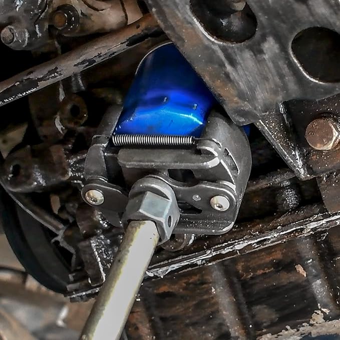 Universal Oil Filter Wrench Set for 80mm-105mm, Adjustable Oil Filter Removal Tool Cap 1/2" with 2 Durable Non Slip Serrated Jaws Special Design