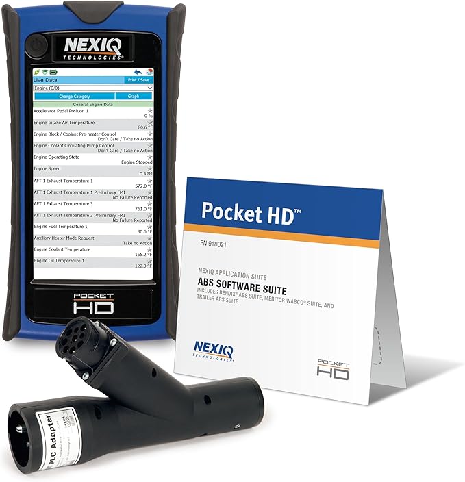 Nexiq Pocket HD with Complete ABS and HD/LMT DPF Software