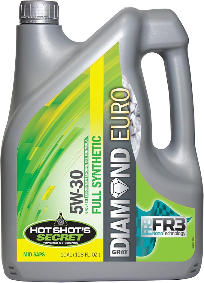 Hot Shot's Secret Gray Diamond Euro Synthetic 5W30 Oil 1 Gallon