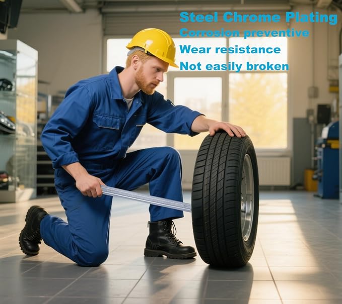 2 Pack 20 Inch Tire Spoons Iron,Heavy Duty Tire Changing Tool Tire Levers Bar,for Cars,Motorcycles,Dirtbike,Lawn Mower Tire Spoon