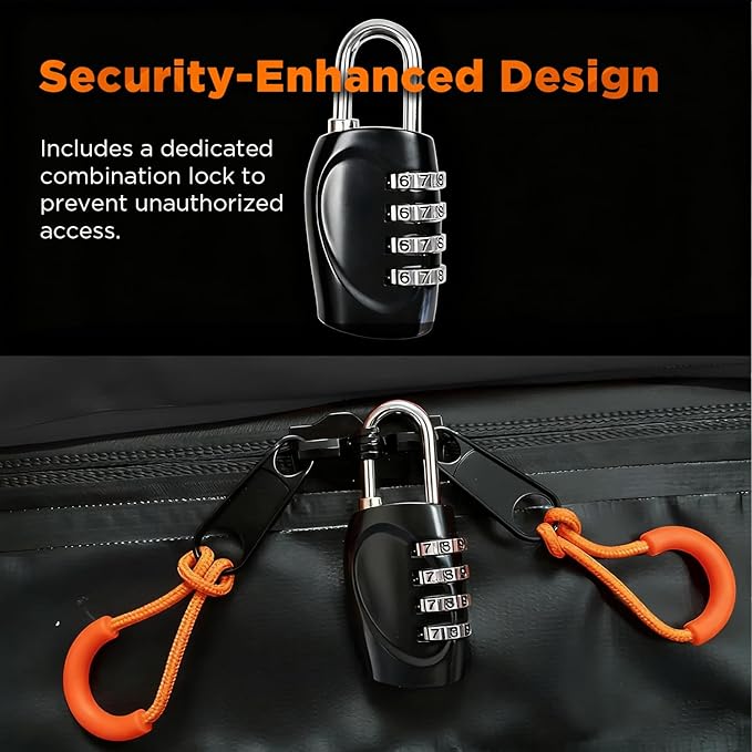 TANX Car Roof Bag - 21 Cubic Feet Rooftop Cargo Carrier, 100% Waterproof for All Cars with/Without Roof Rack, Includes Anti-Slip Mat, 12 Reinforced Straps, 6 Door Hooks, Luggage Lock & Storage Bag