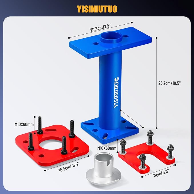 Rear Axle Bearing Puller and Installer, Wheel Bearing Removal Tool with ABS Tone Ring Tool Adapter Plate, Compatible with 1995-2020 Toyota 4Runner Hilux Tacoma T100 Tundra Pick-up