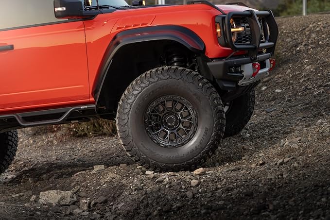 Vorsteiner Offroad VR-605BL 17X9 Coal Black Truck Wheel Set fits Ford F-150/F-150 Raptor/Bronco Raptor 2010+ (5 Wheels Included)