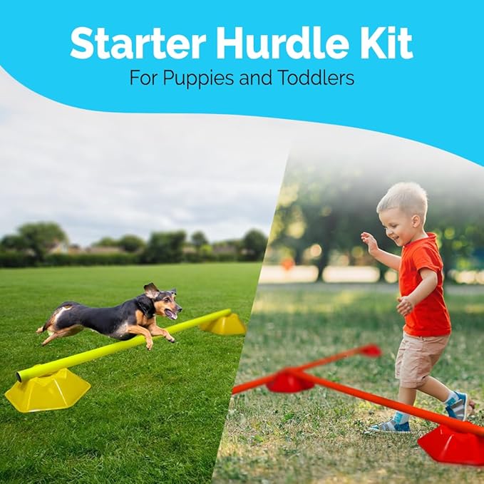 GSi Hurdle Training Cones | Multi Pack Sets | Dual Purpose Agility Cones with Holes | Ideal for Soccer, Kids, Dog, and Sports Training