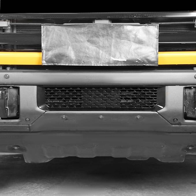 Linskip Modular Bumper Gap Insert Compatible with 2021-2025 Ford Bronco(Not for ACC/Sensors), Enhancing Vehicle Front Appearance, Modular Bumper Gap Cover for Bronco Accessories Gloss Black